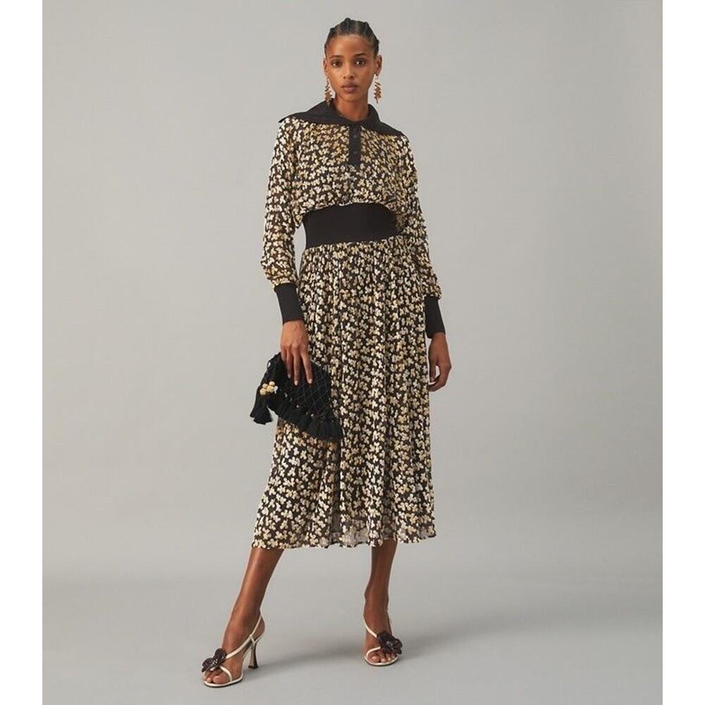 Rare Find- Tory Burch Black Silk Dress